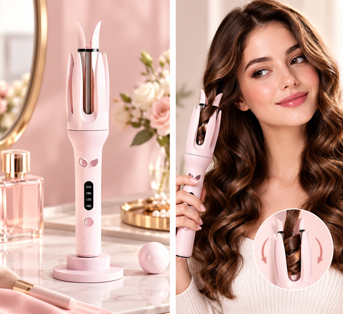 Curleni™ WavePro Automatic Hair Curler | Effortless Curls & Waves